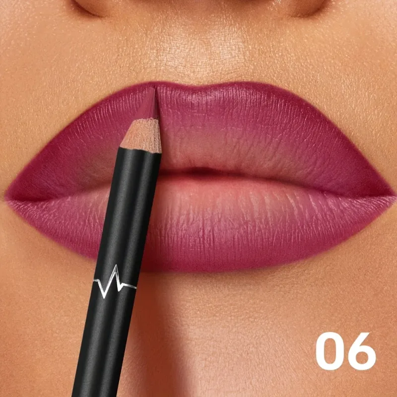 Pudaier 6-Color Waterproof Matte Lip Liner - Long-Lasting Non-Transfer Formula Matte Finish 6 Versatile Shades — image 8