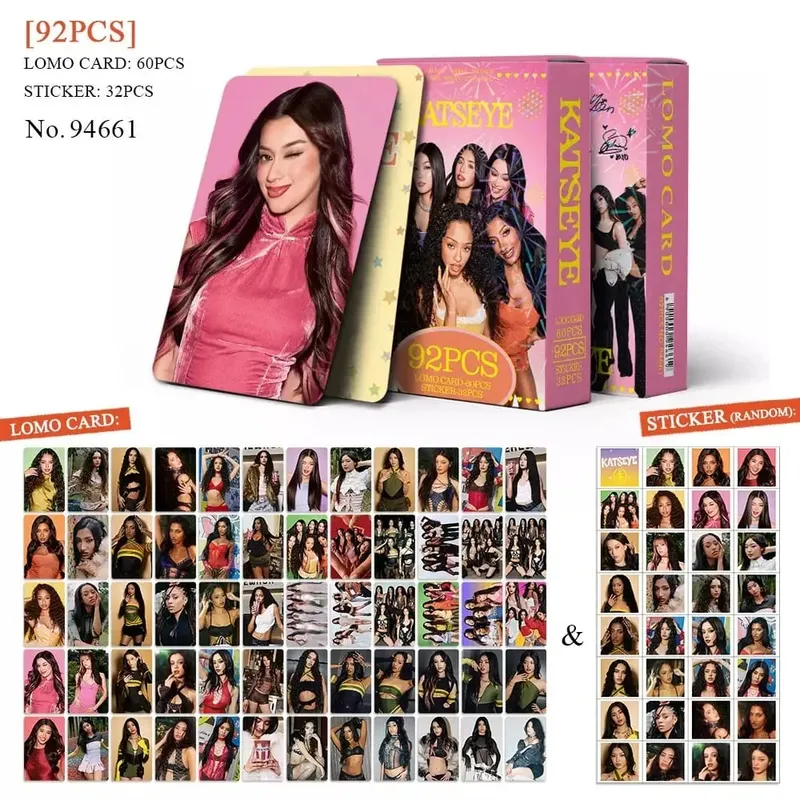 92PCS Kpop 핫 아이돌 MANON SOPHIA DANIELA LARA MEGAN YOONCHAE 자기 제작 HD Lomo 카드 팬 수집 Photocards 선물 작은 카드