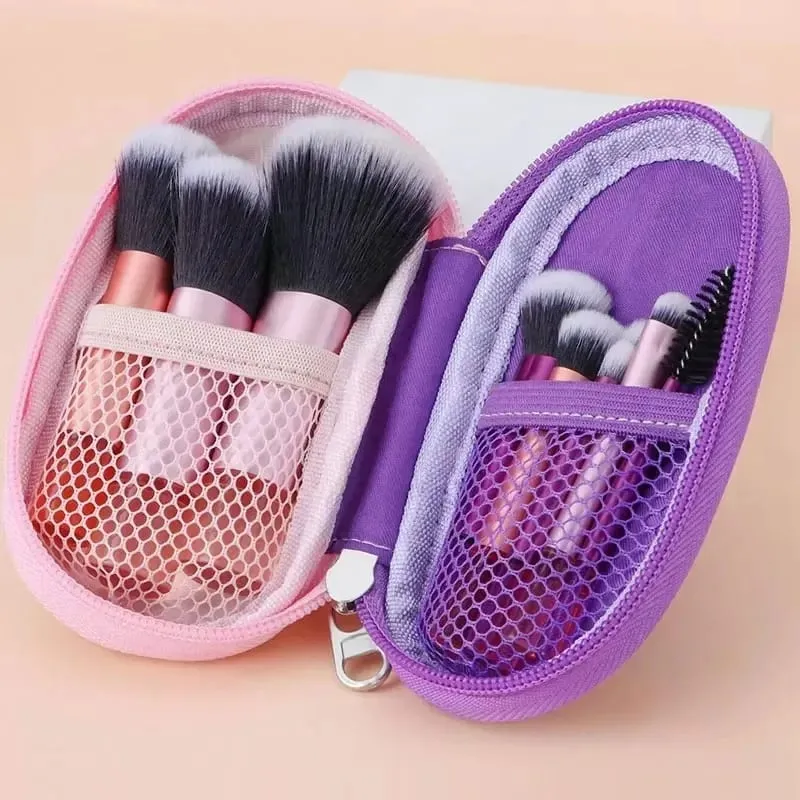 10Pcs Makeup Brushes Set With Bag Cosmetic EyeShadow Foundation Loose Powder Blush Detail Brush Blending Beauty Make Up Tools — image 2