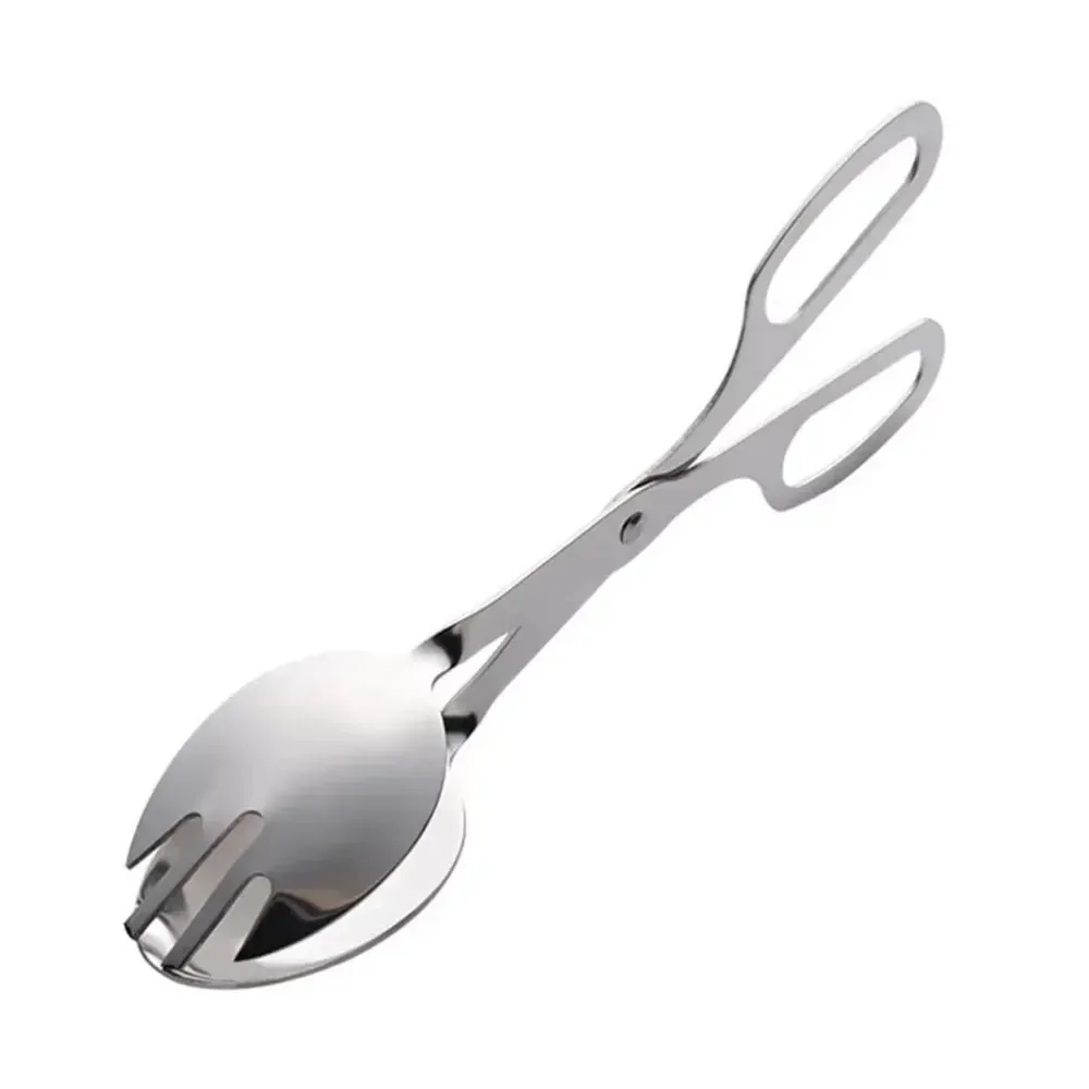 1PC Salad Dressing Food Clip Mini Cakes Bakery Supplies Heavy Duty Scissors Bread Tong Stainless Steel Steak Clamp — image 2