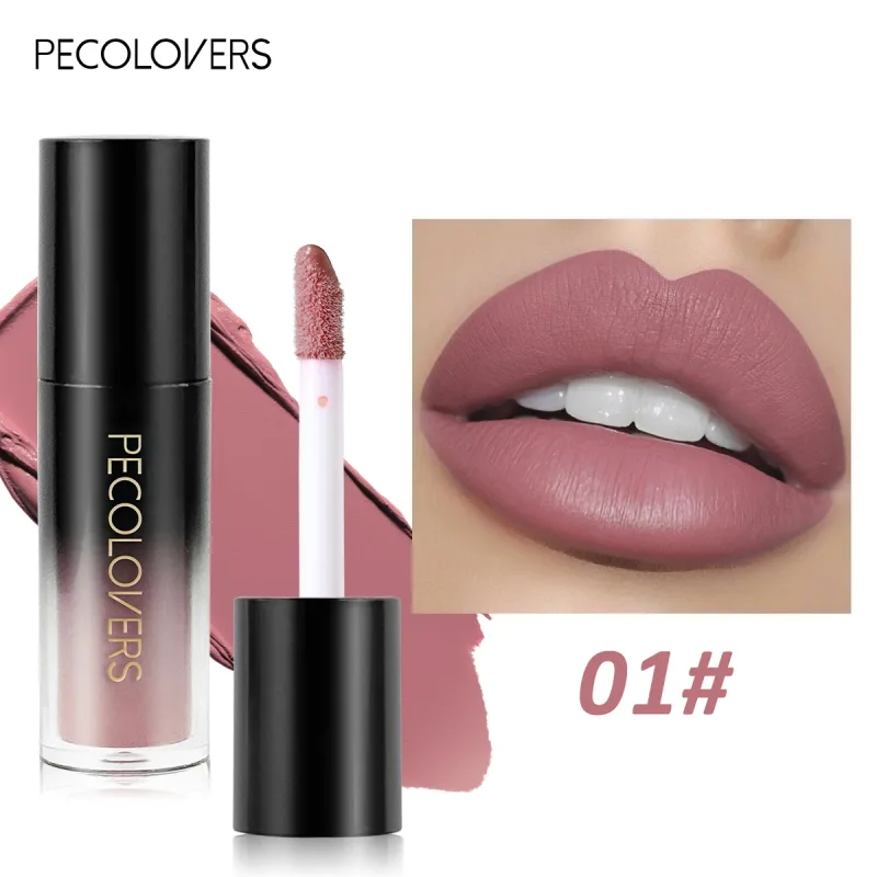 Multiple Colors Matte Velvet Lip Gloss Waterproof Long-lasting Non-stick Cup smooth Lipstick To Apply High Color Rendering