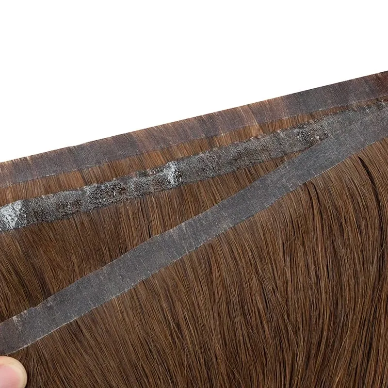 Seamless Natural Tape Weft Long PU Skin Weft Tape in Human Extensions No Glue Human Hair For Fine Hair 80cm Long Weft Bundles