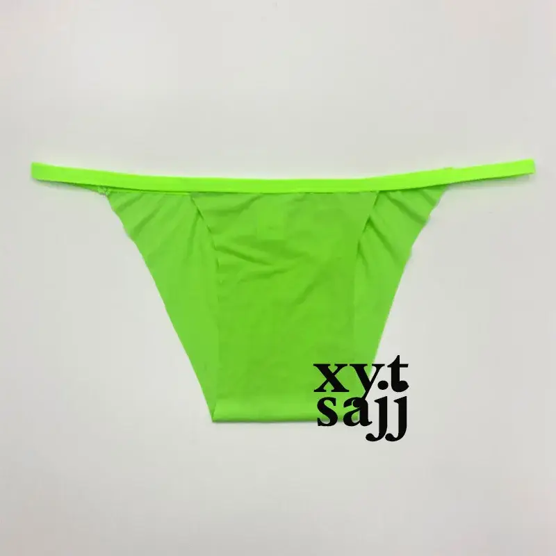 Sous-vêtements triangulaires unisexes taille basse, moulage une pièce, couleur unie, conception non élastique, confort non contraignant, culotte sexy — image 6
