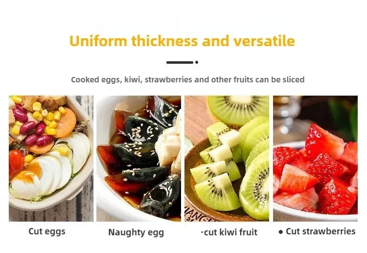 Multi Functional Egg Cutting Artifact Kitchen Household Stainless Steel Cutter Preserved Eggs Divider Two in One Egg Cutter — image 9