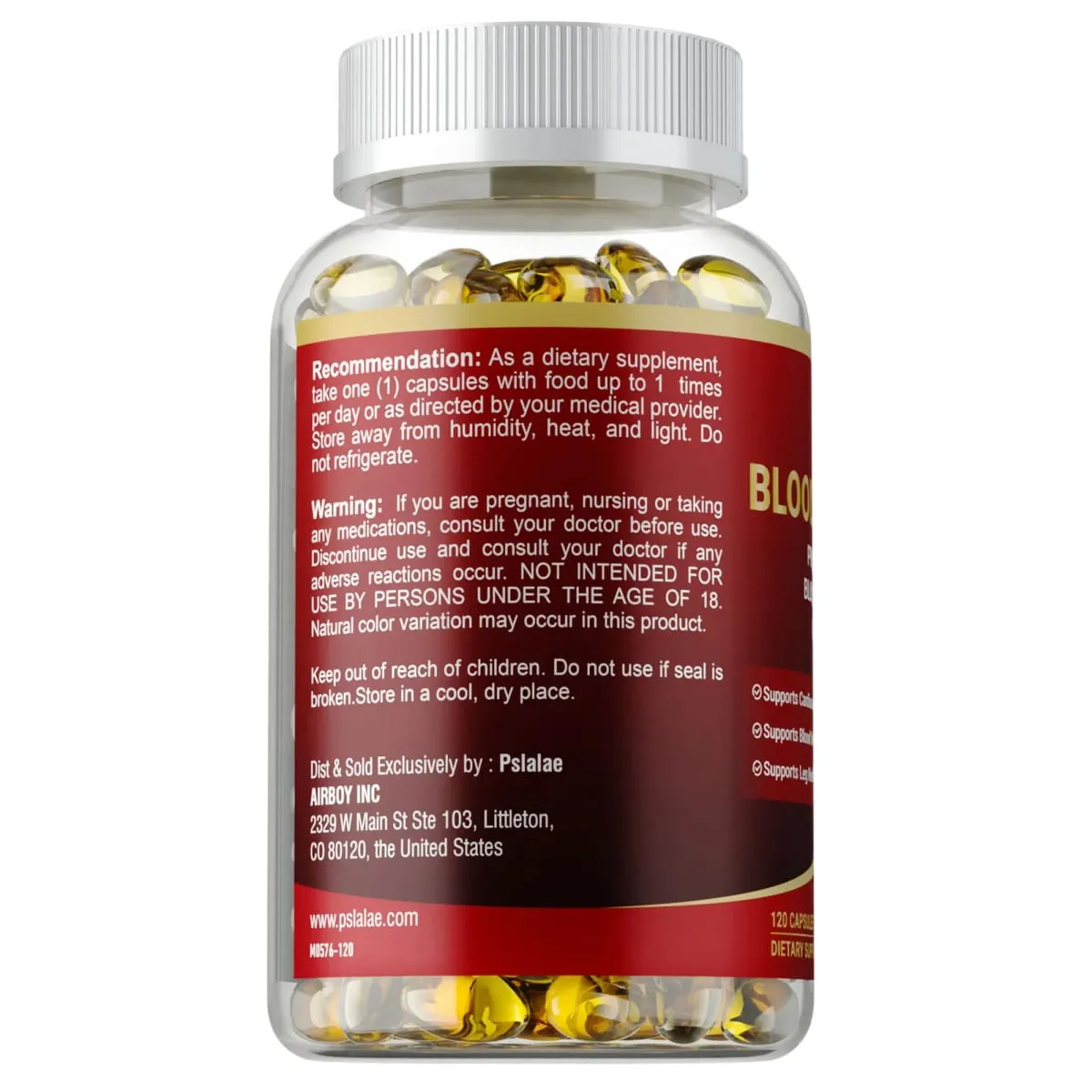 Blood Flow Care Supplement - Supporting Blood Circulation Promotes Leg Vein Heart Blood Vessel and Cardiovascular HealthSuppl — image 4