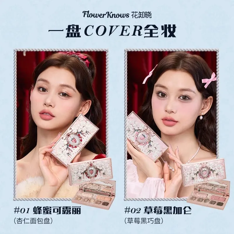 Flower Knows Makeup Set Lip Mud Highlighter Powder Blusher Eye Shadow Professional Makeup Gift Kit for Girl Cosmetics Full Set — image 7