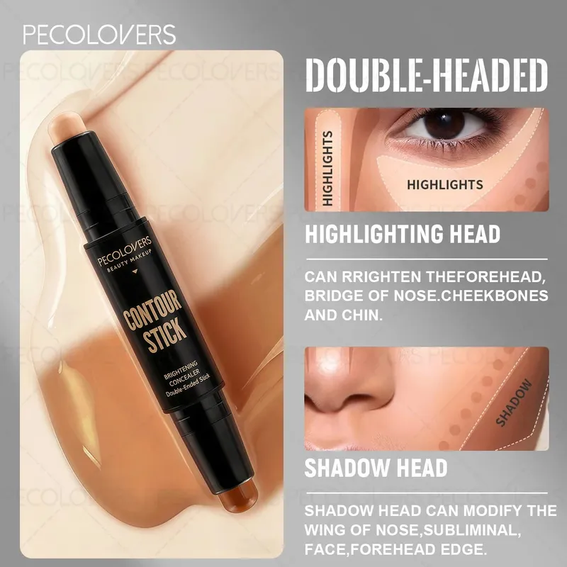 6PCS/Set Facial Makeup Set Natural Matte Covering Dark Circles and Blemishes Facial Shaping and Brightening Soft Texture