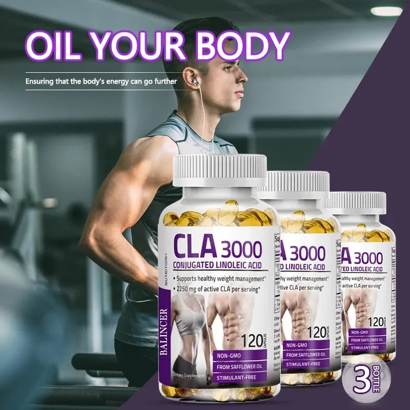 CLA 3000 - Healthy Weight Management Maintain Arterial Elasticity Promote Blood Circulation and Strengthen Immune Function — image 1