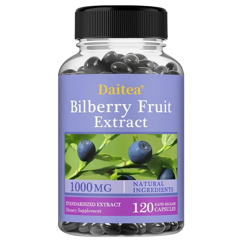 Bilberry Extract-Eye Health Supplement Supports Vision Brightens Eyes Nourishes Eyes Enhances Vision Health Dietary Supplement