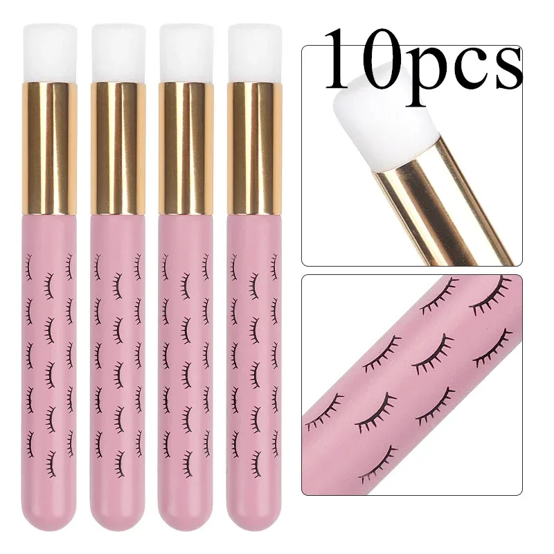 10pcs Eyelash Cleaning Brush Lash Extension Applicator Eyebrow Nose Brushes Washing Bottle Skin Care Makeup Tool Clean Supplies — image 9