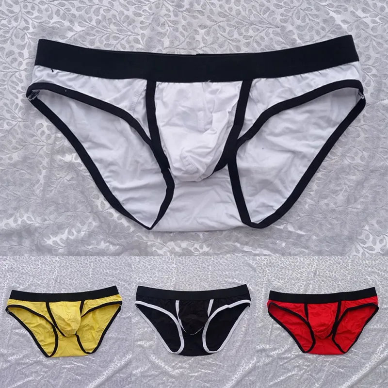 Gloednieuwe herenslips slipje ondergoed katoenmix elastische lage taille man M ~ 2XL zakje rekbare zomer alle seizoenen — image 7