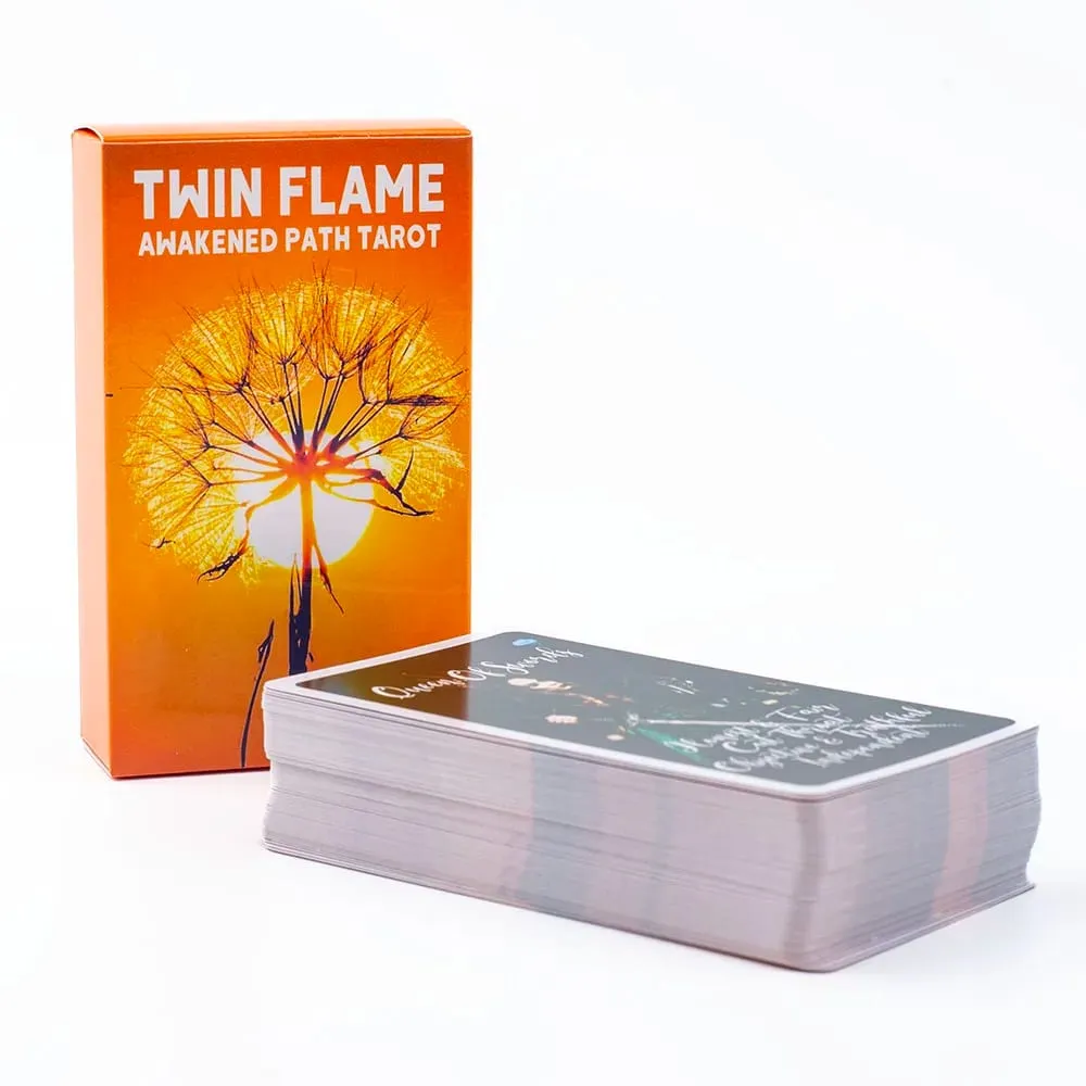 Twin Flame Awakened Path Tarot 78-Card Deck Meaning Oracle Card Divination Edition Board Playing Game 10.3*6cm — image 3