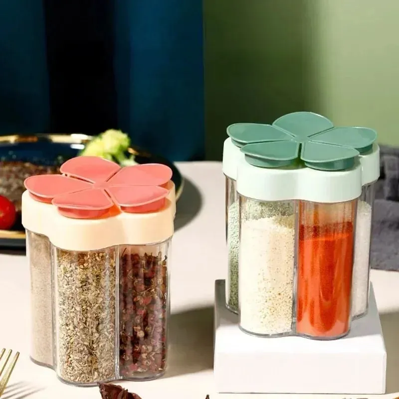 1 Pcs Seasoning Jar Plastic ContainerSeasoning Bottle Spice Organizer Outdoor Camping Seasonins Containers Kitchen Gadget Sets — image 1