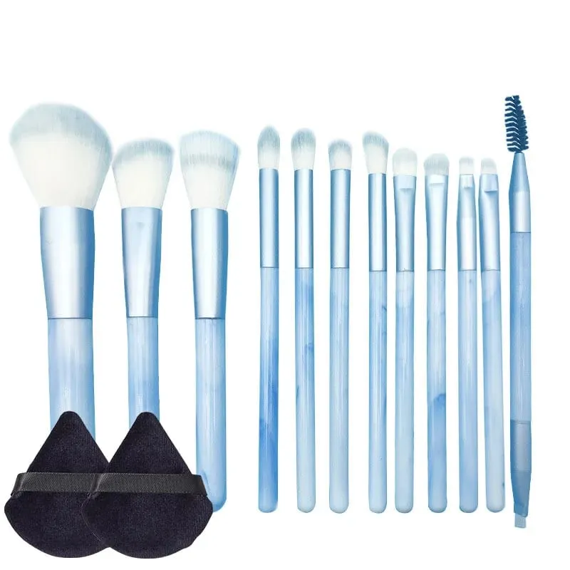 10/14Pcs Makeup Brushes Set EyeShadow Foundation Women Cosmetic Loose Powder Blush Super Soft Blending Make Up Brush Beauty Tool — image 20