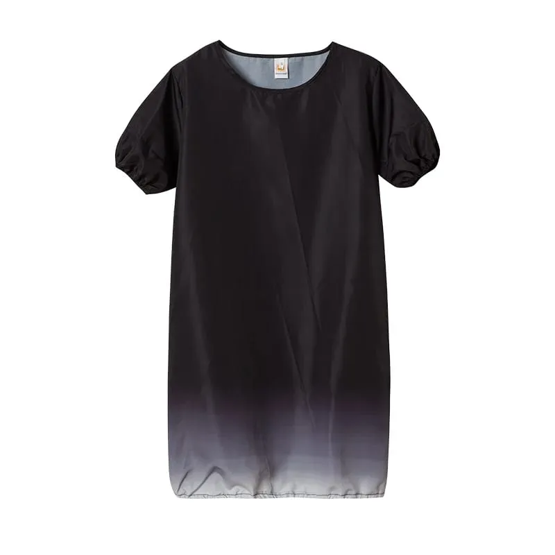 2024 European and American Cross-border New Product Oversized Women's Clothing New Casual Gradient Dress