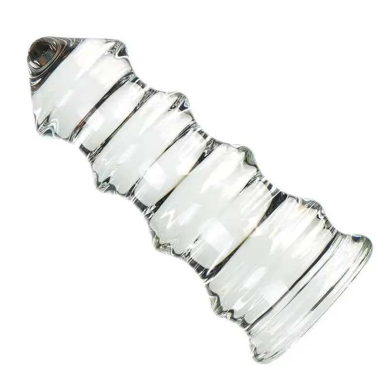 Pagoda Transparent Glass Anal Plug G-spot Stimulation Massage Stick for Women Adult Sex Toy Prostate Massage Masturbator for Man — image 6