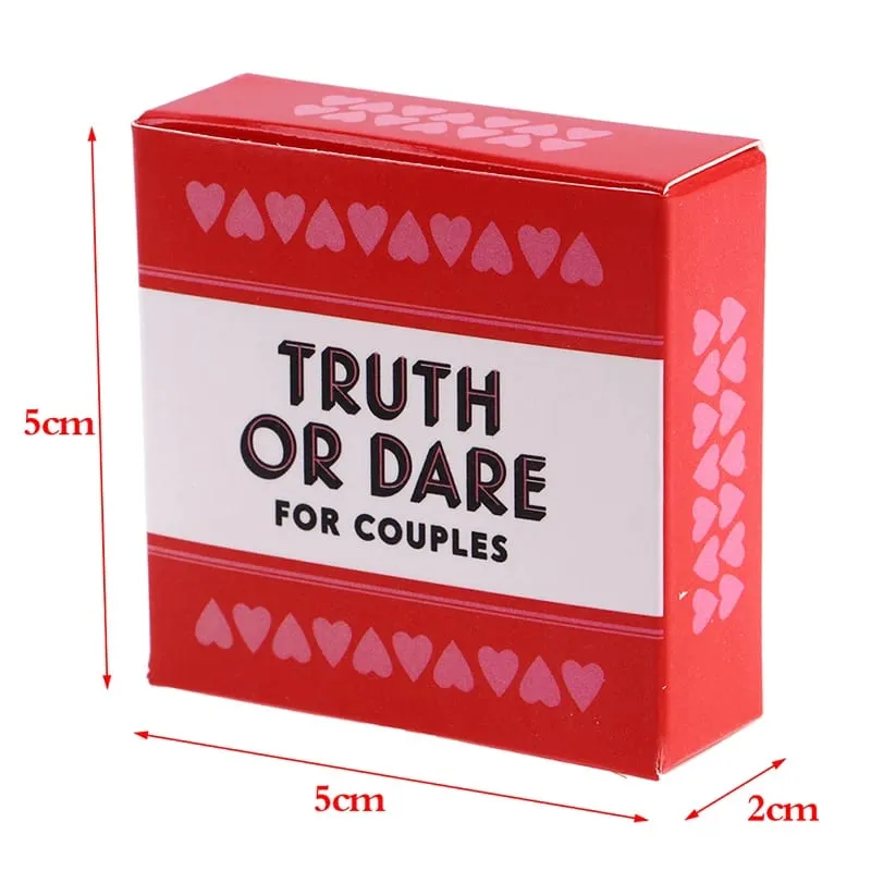 Mini Small Size Truth Or Dare For Couples Cards Games Lovers Board Game Supply English Version — image 4