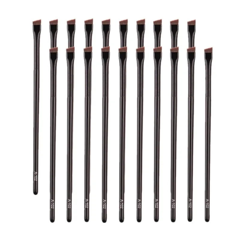 5/10/20/50 Pcs Brow Contour Makeup Brushes Eyebrow Eyeliner Brush Professional Super Thin Angled Liner Eye Brush Make Up Tools — image 15