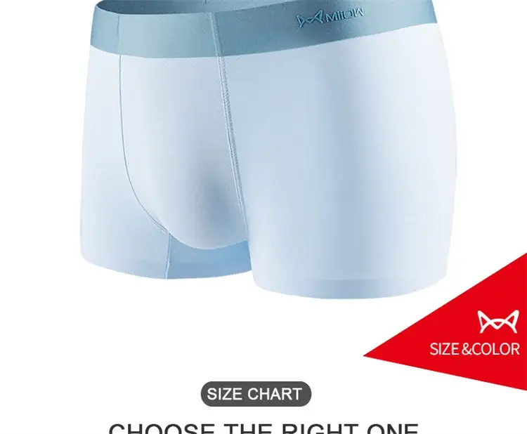 MiiOW 4-teiliges Baumwoll-Herren-Höschen-Set, atmungsaktives Mesh-Herren-Unterhose, antibakterielle Graphen-Unterwäsche für Herren, Boxershorts, L-5XL — image 11