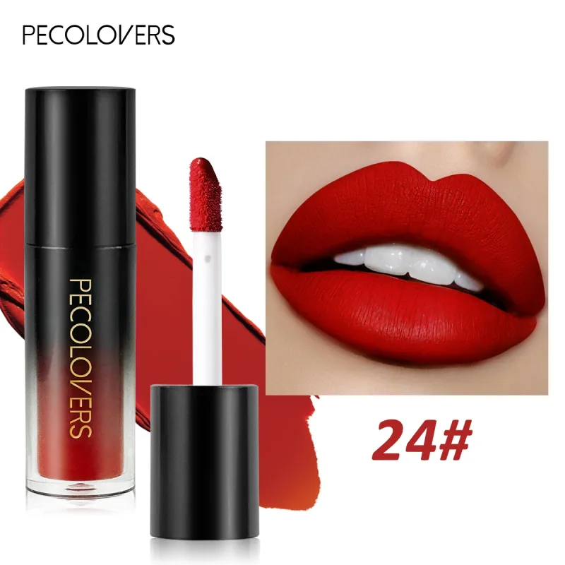 Multiple Colors Matte Velvet Lip Gloss Waterproof Long-lasting Non-stick Cup smooth Lipstick To Apply High Color Rendering — image 14