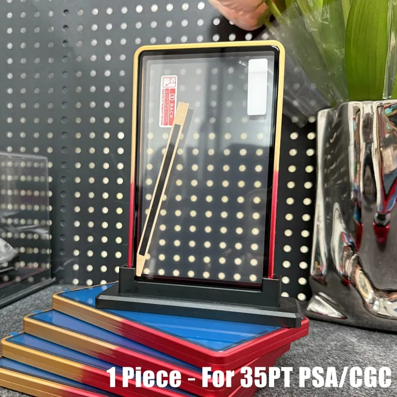 Multicolor Gradient Color Aluminum Alloy Trading Card Protect Holder Metal Case For 35PT PSA CGC Graded Card — image 13