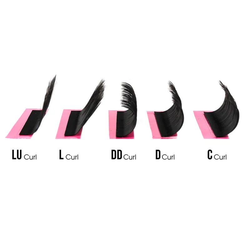 Fadvan Y Shape False Eyelash Extensions YY Brown/Black C/D/L/LU/L+ Curl Fox Eye
