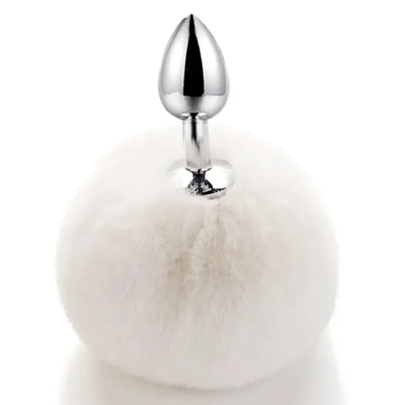 Anal Plug Stainless Steel Rabbit Tail Erotic Dildo Smooth Butt Plug Tail Anus Sex Shop Adults Games Sex Toys for Woman — image 5