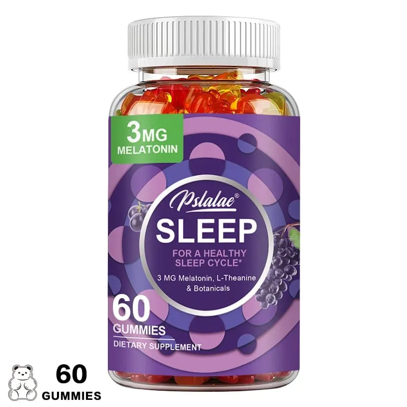 Sleep Gummies - with Melatonin L-Theanine - Aid Sleep Relieve Stress Promote Rapid Sleep and Enhance Sleep Quality — image 10