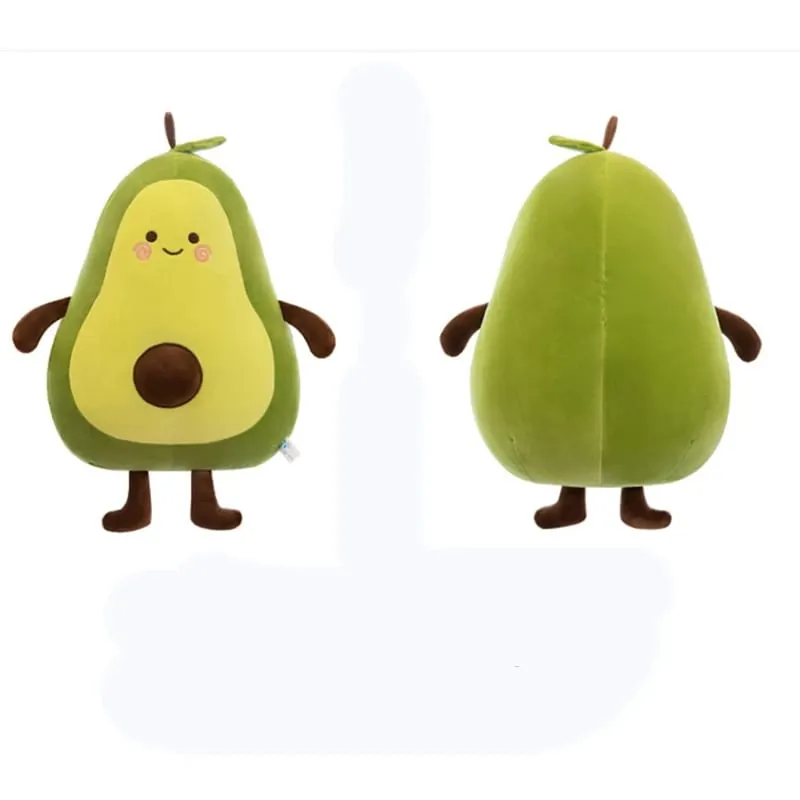 45-55CM Big Lovely Fruit Avocado Plush Pillow Children's Sleeping Pillow Large Doll Stuffed Sofa Holiday Gift Kawaii Creative — image 7