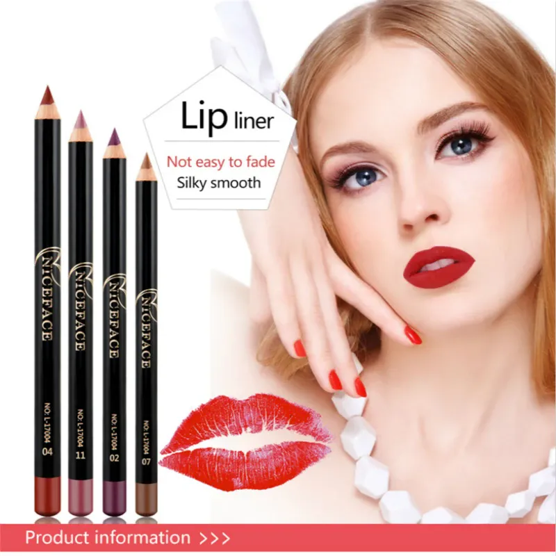 12 Colors Brand Lip Pencils Matte Lipliner Pencil Waterproof Makeup Lips 2020 Matte Lipstick Lip Liner Pen Smooth Nude Cosmetics — image 7
