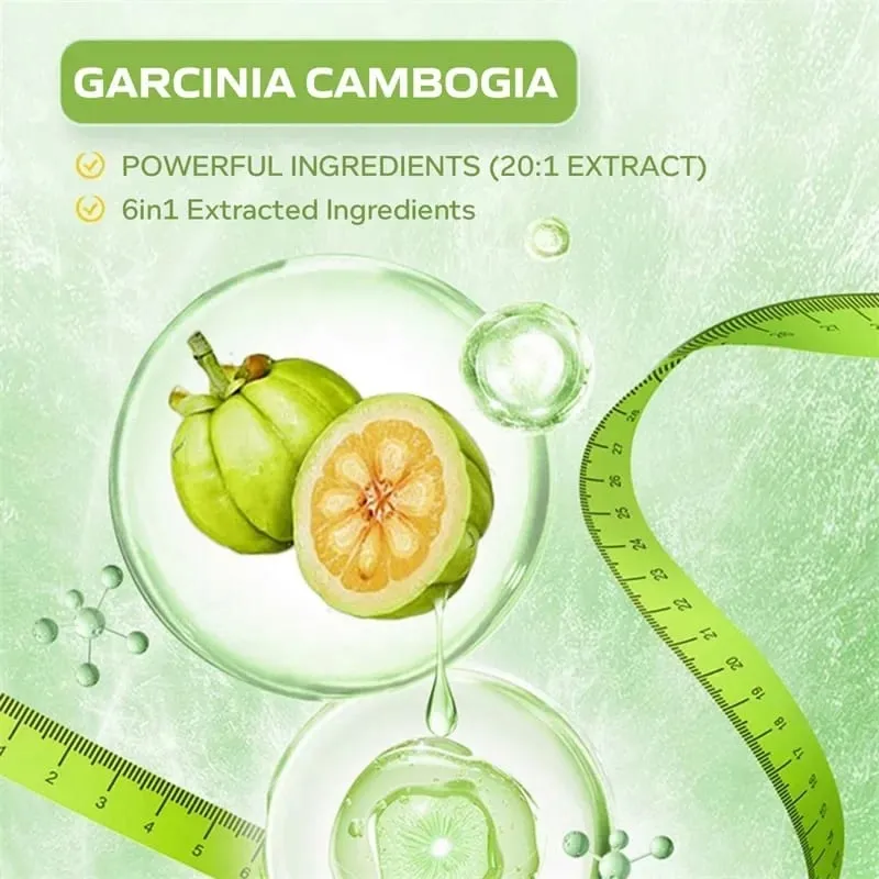 Garcinia Cambogia Kapsler - Fedtforbrænding Vægtstyring Appetitundertrykkelse Forøgelse af metabolisme — image 6