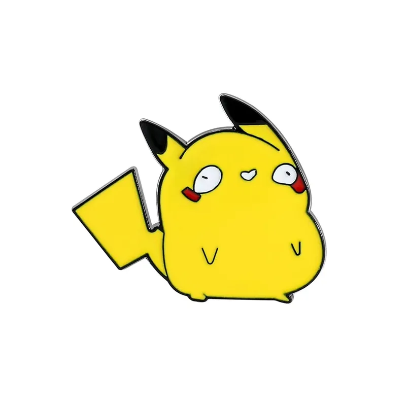 Anime Pokemon Enamel Pin Pikachu Bulbasaur Psyduck Squirtle Badge Brooch Denim Clothes bag Cute Animal kid Jewelry Gift toy — image 10