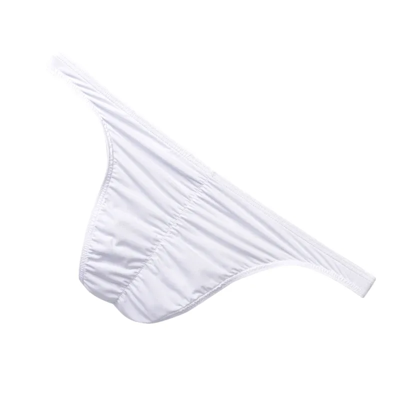 Men Bikini Sexy Briefs Underwear Ice Silk Butt-lifting Male Panties Cuecas Calzoncillos Hombre Slips Quick Dry Mens Lingerie