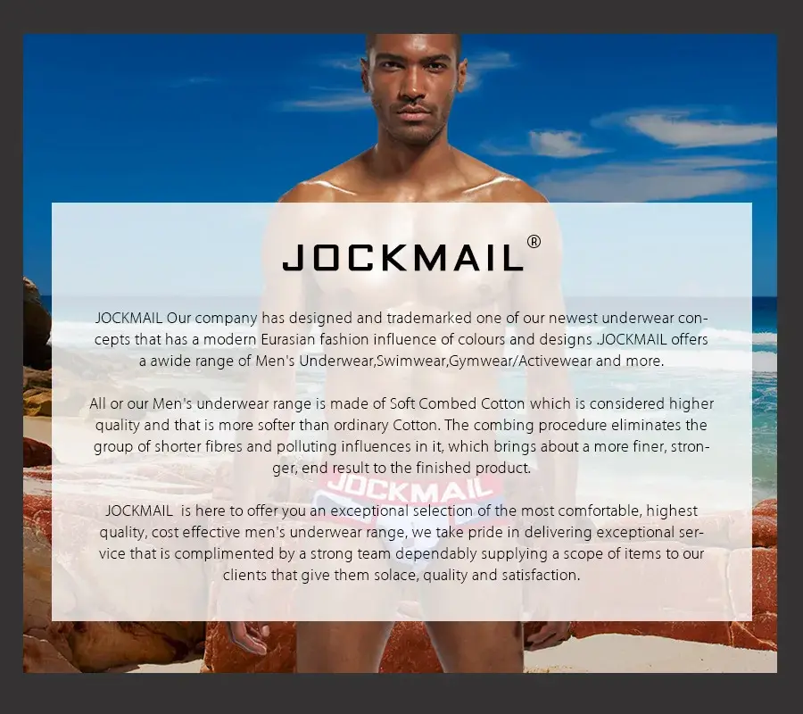 Jockmail Boxer da uomo Intimo a rete Traspirante Comodo Morbido e confortevole Pantaloncini sportivi Uomo adulto Mutandine Abbigliamento Lingerie
