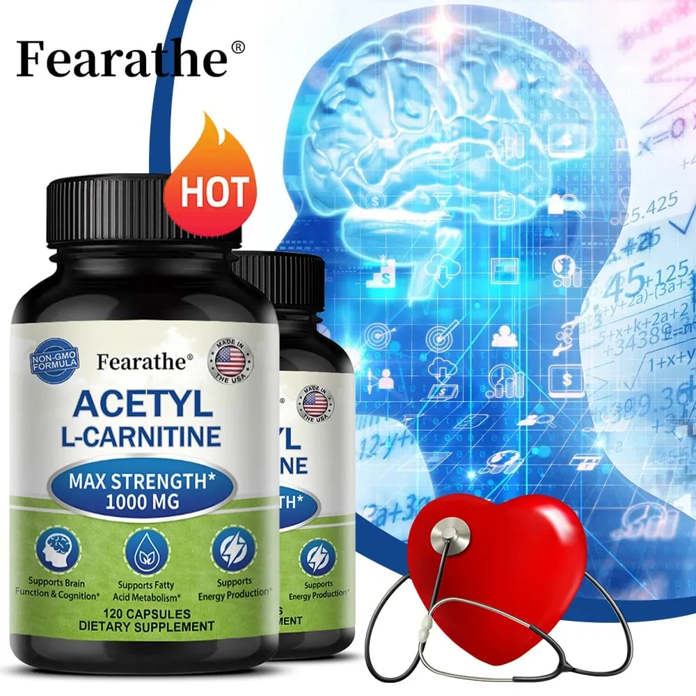 Acetyl L-Carnitine - High Potency Supports Natural Energy Production Sports Nutrition Supports Memory and Concentration — image 2
