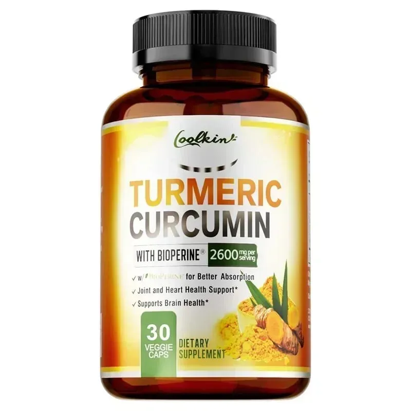 Turmeric Curcumin Capsules Contains 95% Curcumin Energy Supplement Support Bone Joint Health Anti-inflammatory Antioxidant — image 8