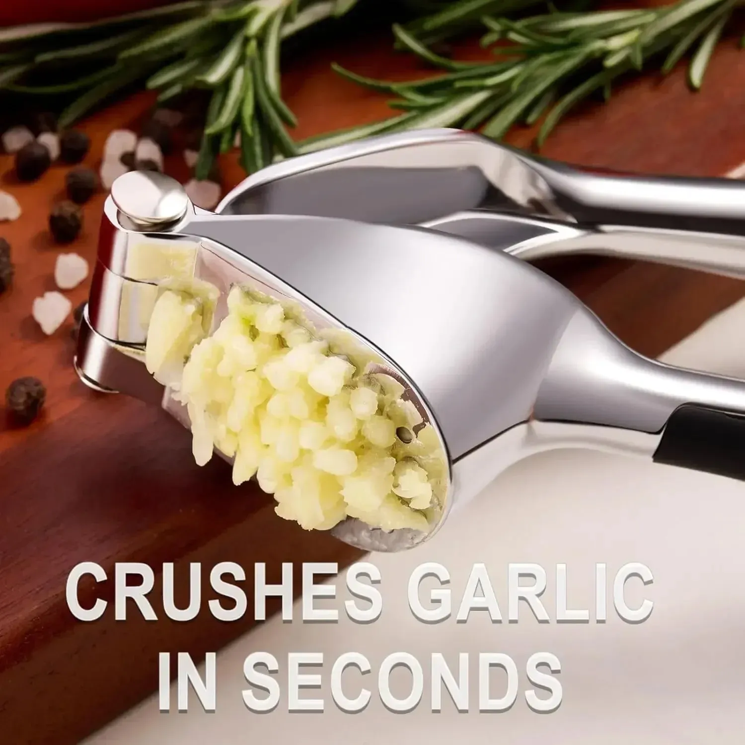 Zinc Alloy Garlic Puree Press Kitchen Tool Multifunctional Manual Garlic Squeezing Machine Household Creative Garlic Paste Clamp — image 5
