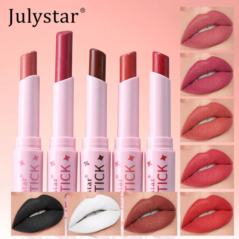 Brown Matte Velvet Lipstick for Makeup 8 Colors Waterproof Matte Contour Tint Lipstick Pen Long Lasting Sexy Pink Red Lip Glaze — image 4