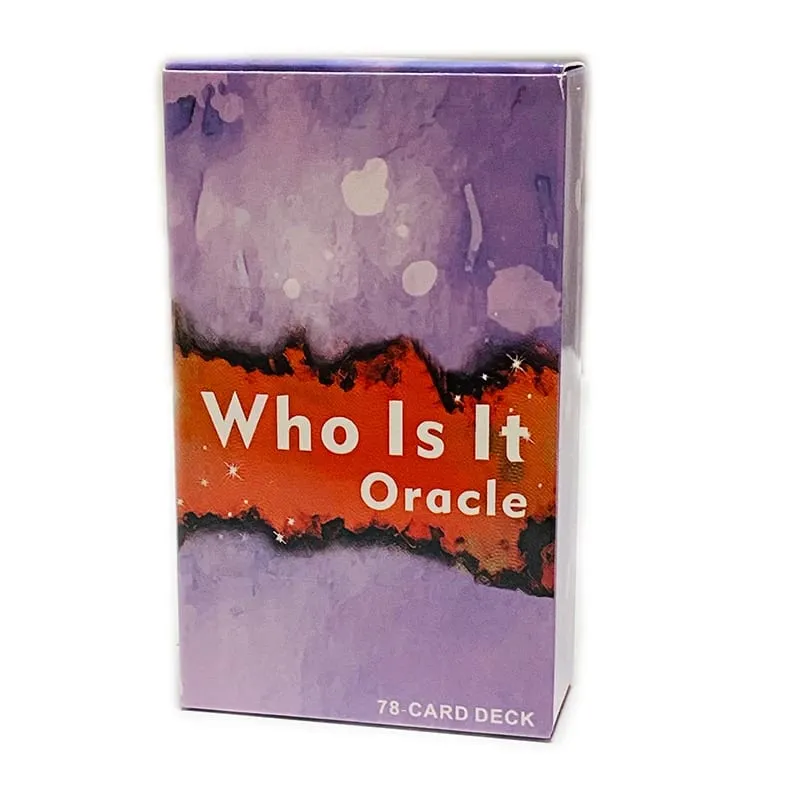 Who Is It Oracle Cards 78 Cards Divination Deck English Vision Edition Tarot Board Playing Game For Party — image 1