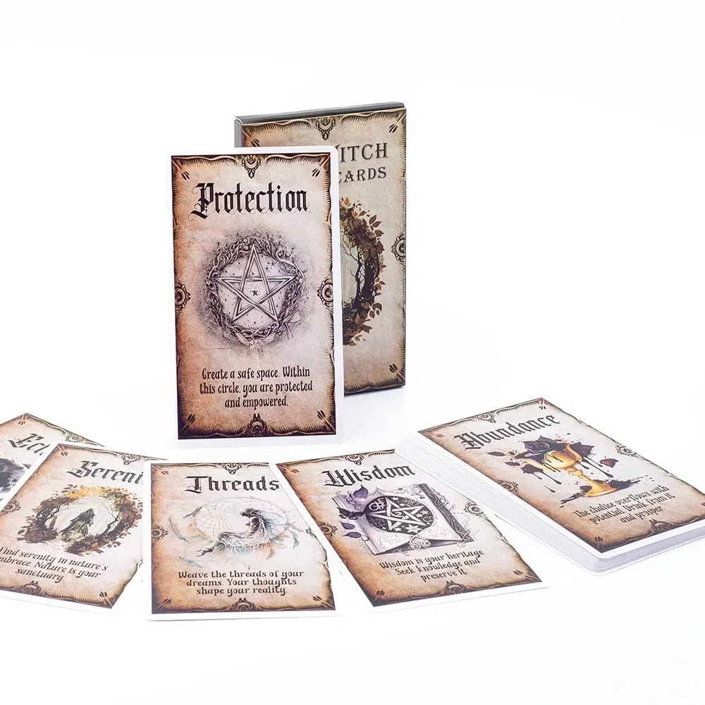 Wise Witch Oracle Cards A 20-Card Deck High Quality Tarot Leisure Entertainment Family Gatherings Board Game Cards 12x7cm — image 1