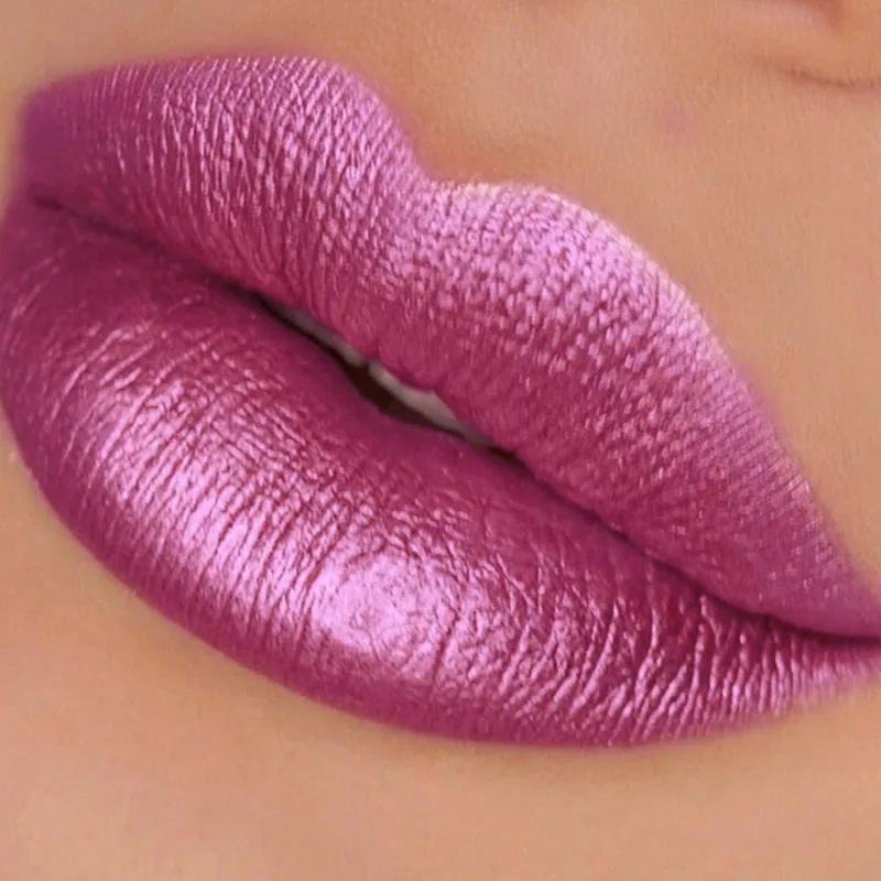 1PC glitter metallic lipstick finish hydrating 19 colors red pink sparkling highly pigmented lip tints lips makeup gifts cosmet — image 21