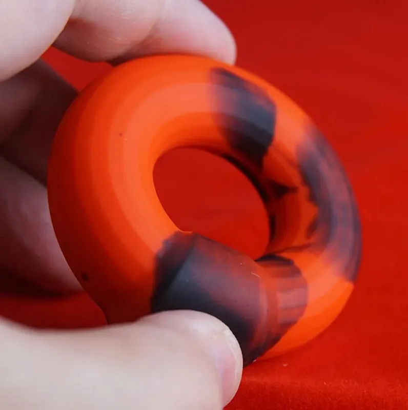 Delay Ejaculation Erection Penis Cock Ring Silicone Cockring Penisring Soft Ball Stretcher Stretching Sex Toys for Men