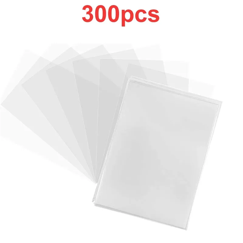 100Pcs Transparent Game Card Cover Clear Protector Sleeve Holder For Pokmones Board Game ID Trading Folder Photo Pouch Kit Toy — image 9