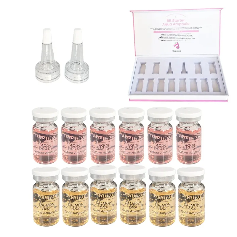DIY Salmon DNA BB Cream Hyaluronic Acid Facial Glow Serum Ampoule Essence Peptide Moisturizing Foundation Skin Face Care