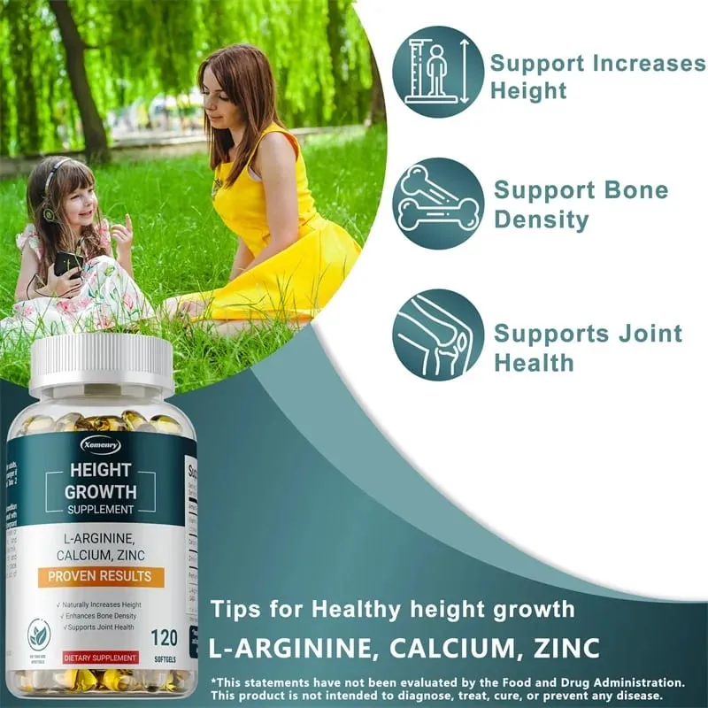 Height Growth Supplements - Bone Strengthening and Growth Promotion for Children Teens and Adults — image 4