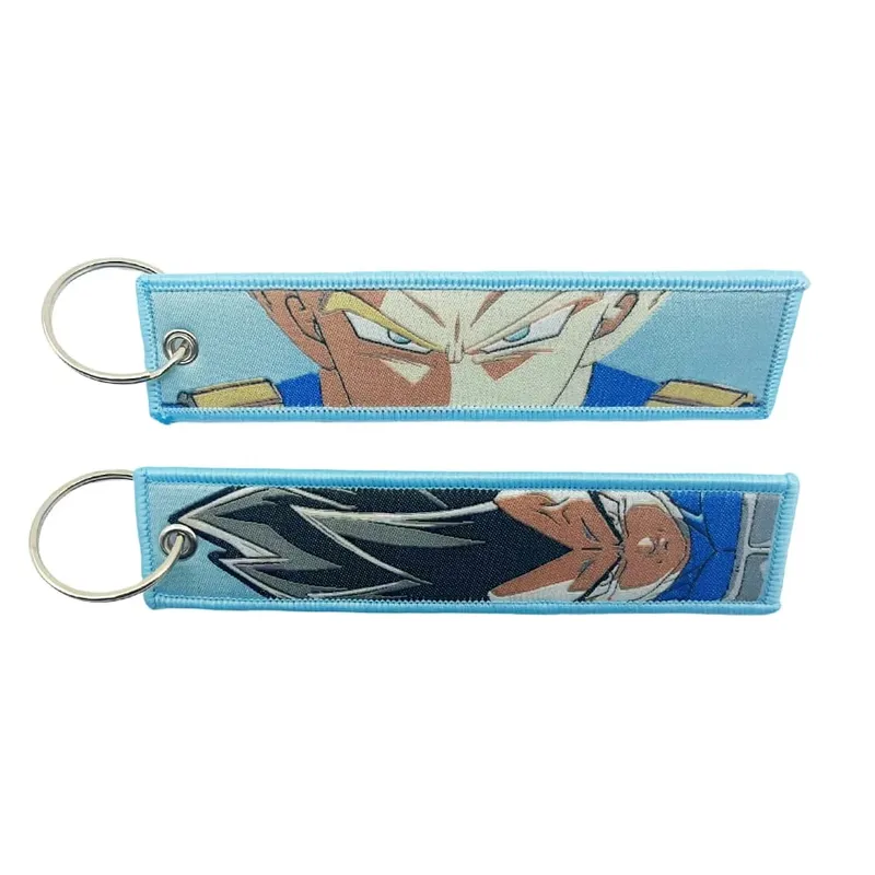 Dragon Ball Embroidery Cool Keychain Lanyard Anime Manga Series Badge Holder USB Pendant Portable Key Lanyard Accessories — image 2
