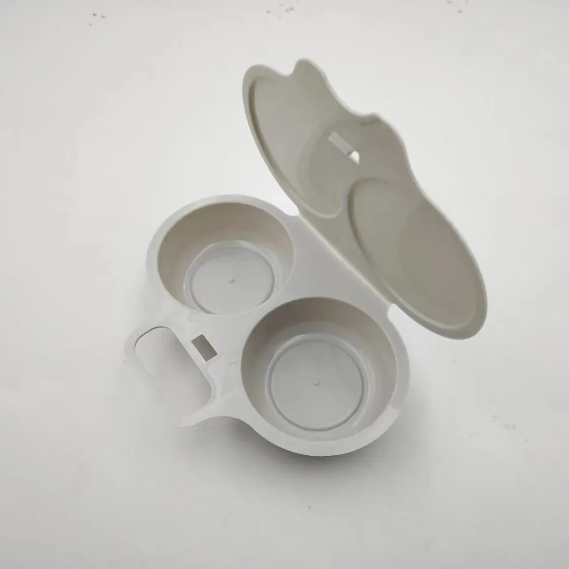 Cuiseur à œufs à double cavité pour micro-ondes, cuiseur à œufs, friteuse en plastique de qualité alimentaire, moule à vapeur, accessoires de cuisine, ustensiles de cuisine — image 10