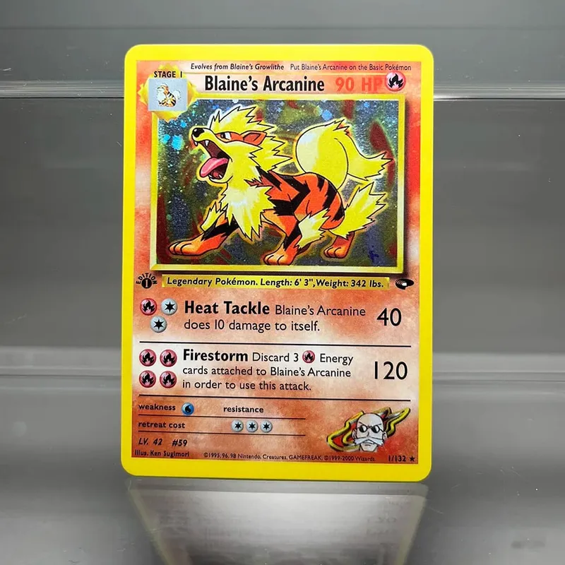 PKM Proxy Cards Classic 1996 1st Edition Mewtwo Gyarados Alakazam Cards Collection PTCG Neo Genesis Foil Card