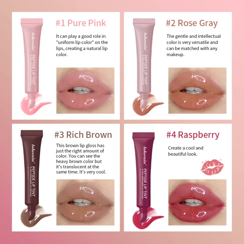10ml Mirror Lip Glaze Moisturizes Jelly Lip Enrichment Oil Lasting Water Light Glass Lip Oil Remove Line Lip Protection Serum — image 7