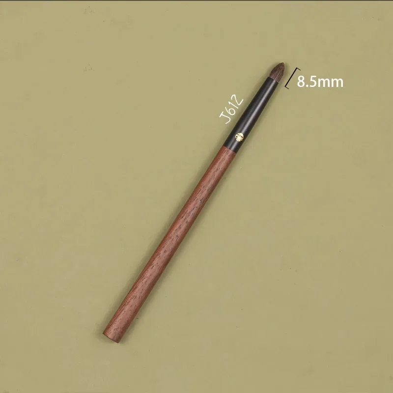 Professional Handmade Makeup Brushes 1PC Washed Horse Hair Pencil Eye Shadow Blending Brush Walnut Handle Make Up Brush